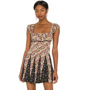 BRAND NEW - Free People Ponderosa Mini Dress in Midnight Combo